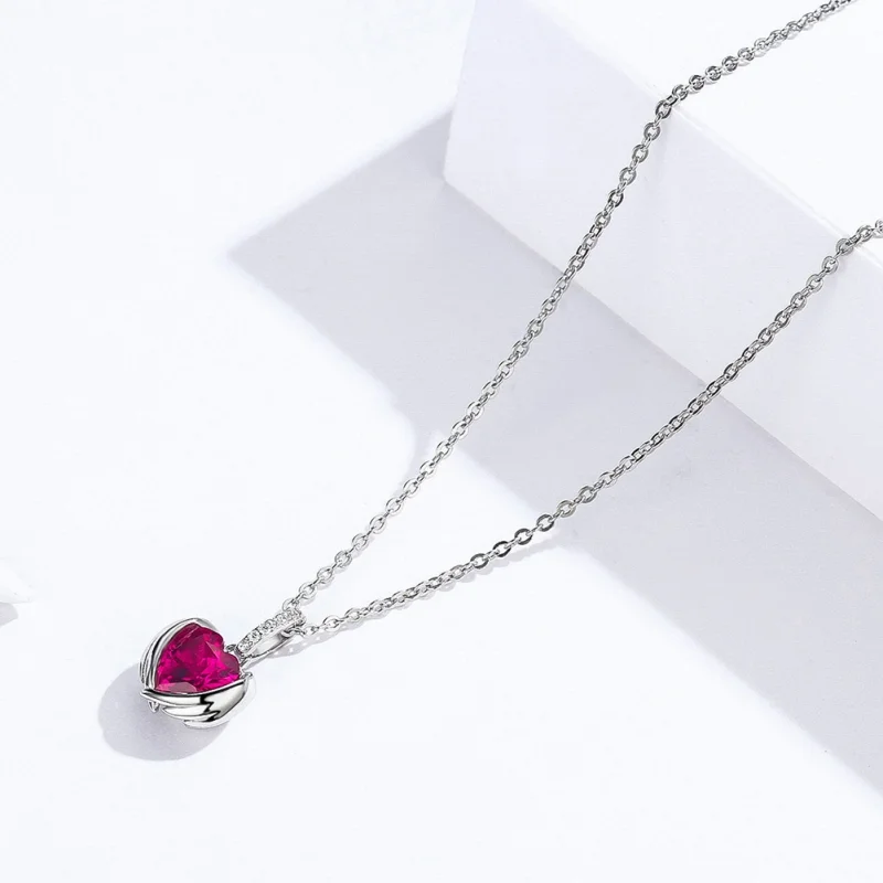 (imagem para) Colar Corações Guardiães estilo Pandora - SCN341 - Visualizar 2