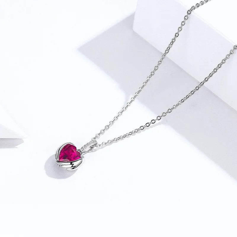 (imagem para) Colar Corações Guardiães estilo Pandora - SCN341 - Visualizar 3