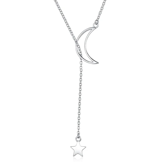 (imagem para) Colar Estrela e fada da lua estilo Pandora - SCN108