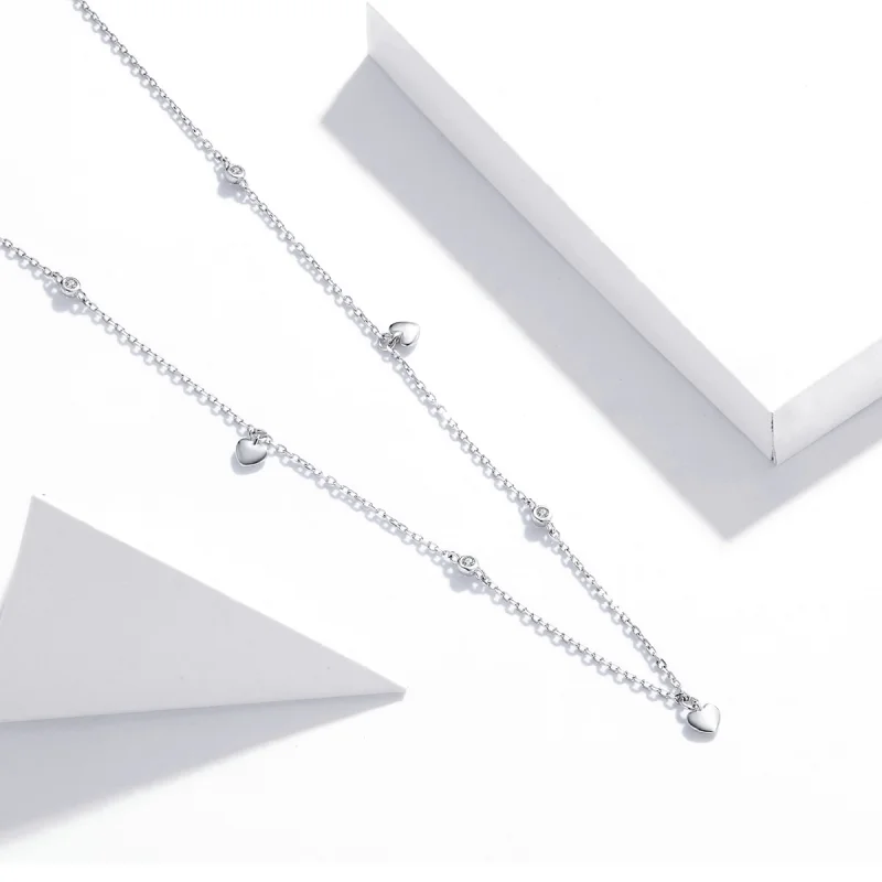 (imagem para) Colar Formato de coração estilo Pandora - SCN417 - Visualizar 2