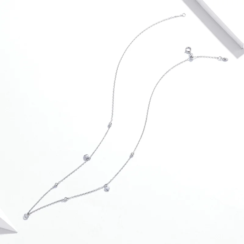 (imagem para) Colar Formato de coração estilo Pandora - SCN417 - Visualizar 4