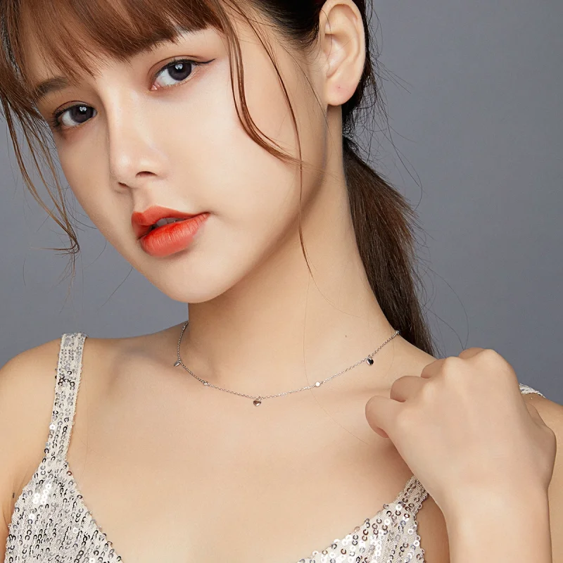 (imagem para) Colar Formato de coração estilo Pandora - SCN417 - Visualizar 6