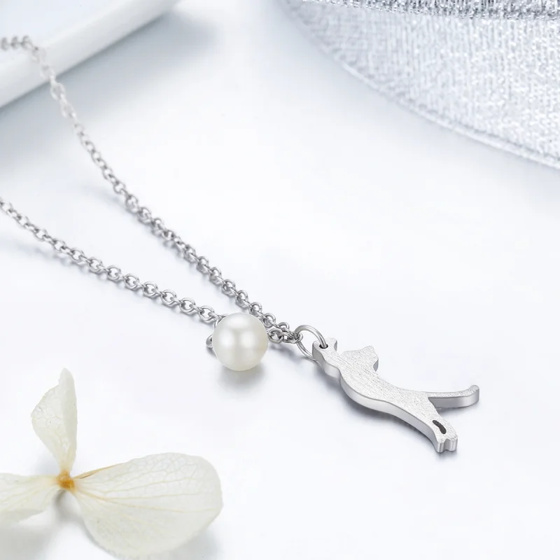 (imagem para) Colar Gatinho brincalhão estilo Pandora - SCN175 - Visualizar 8