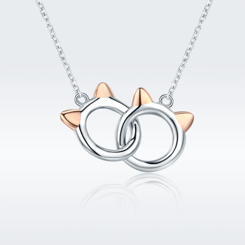 (imagem para) Colar Gato de estimação estilo Pandora Rose - SCN252 - Visualizar 4