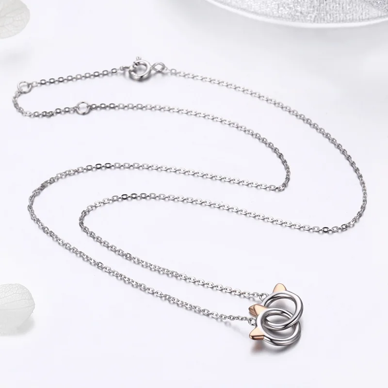 (imagem para) Colar Gato de estimação estilo Pandora Rose - SCN252 - Visualizar 8