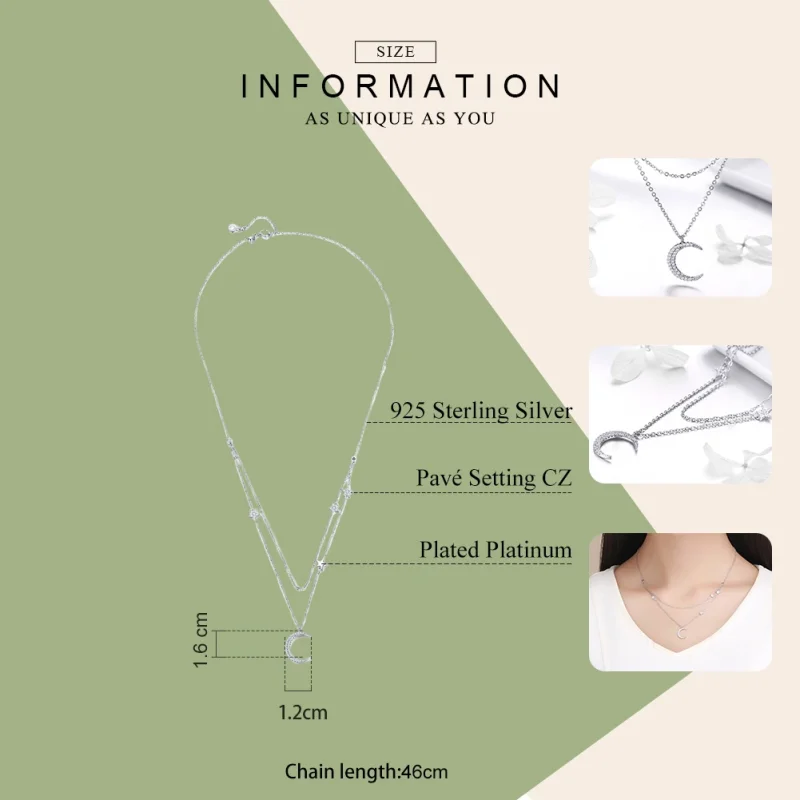 (imagem para) Colar Lua e estrelas life Pandora - BSN038 - Visualizar 7