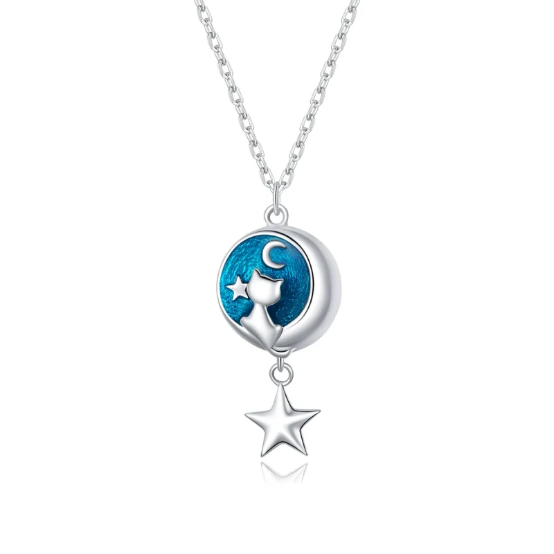 (imagem para) Colar Lua e gato life Pandora - SCN422