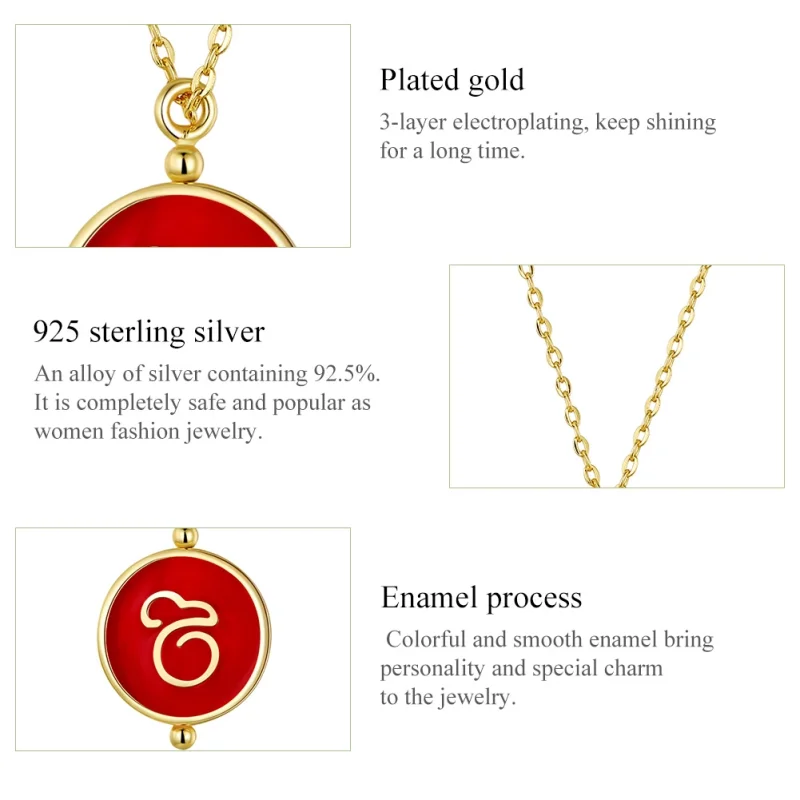 (imagem para) Colar Rato Chinês life Pandora - SCN390 - Visualizar 4