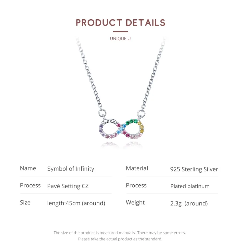 (imagem para) Colar Símbolo infinito estilo Pandora - SCN402 - Visualizar 4