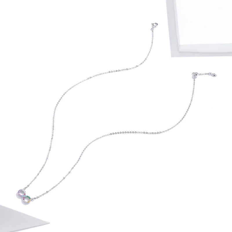 (imagem para) Colar Símbolo infinito estilo Pandora - SCN402 - Visualizar 6