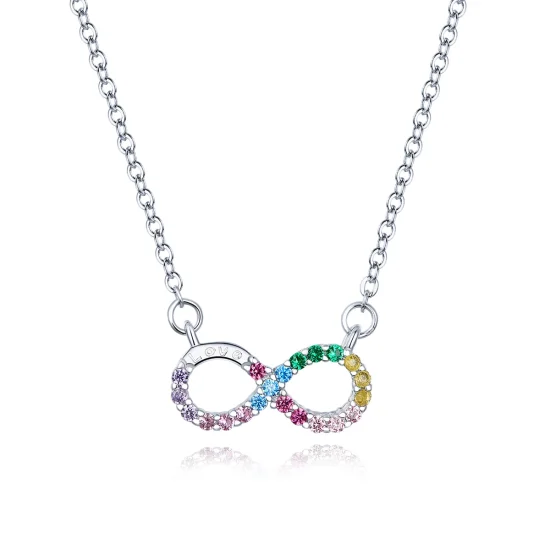 (imagem para) Colar Símbolo infinito estilo Pandora - SCN402