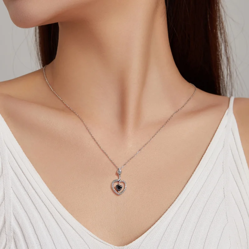 (imagem para) Pandora Style Creative Snake Necklace - BSN233 - Visualizar 7