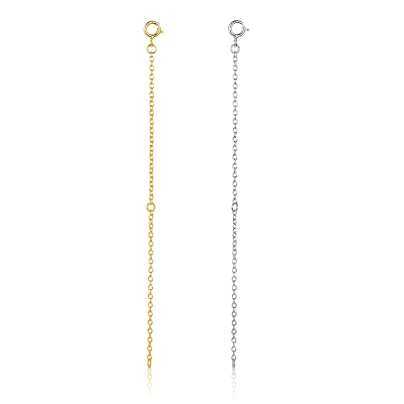 (imagem para) Pandora Style Extension Chain Necklace Extension Chain - SCA015-10A - Visualizar 2