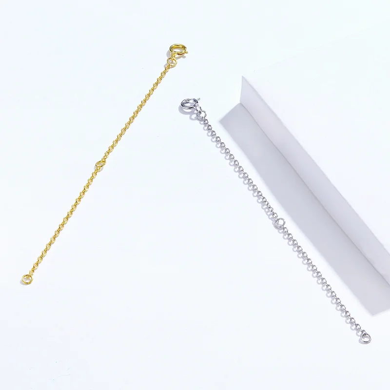 (imagem para) Pandora Style Extension Chain Necklace Extension Chain - SCA015-10B - Visualizar 2