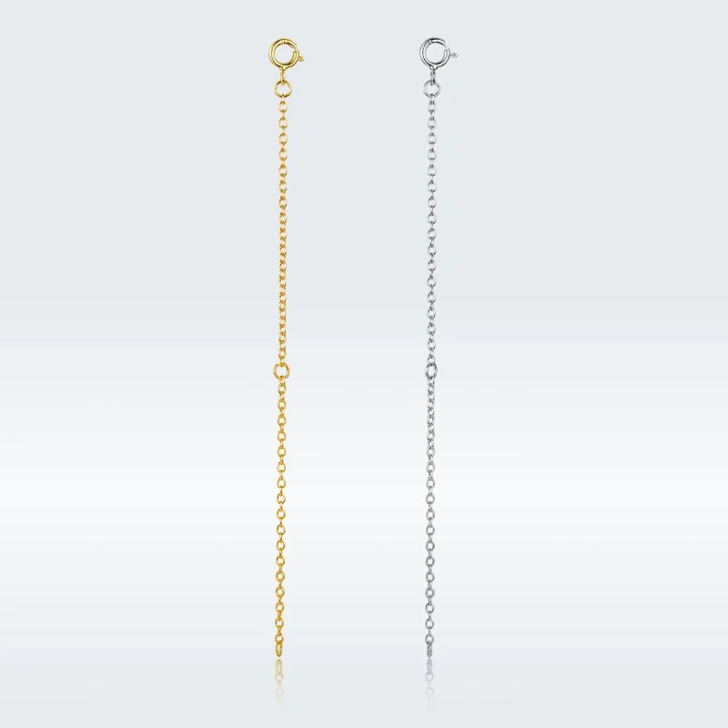 (imagem para) Pandora Style Extension Chain Necklace Extension Chain - SCA015-10B - Visualizar 5