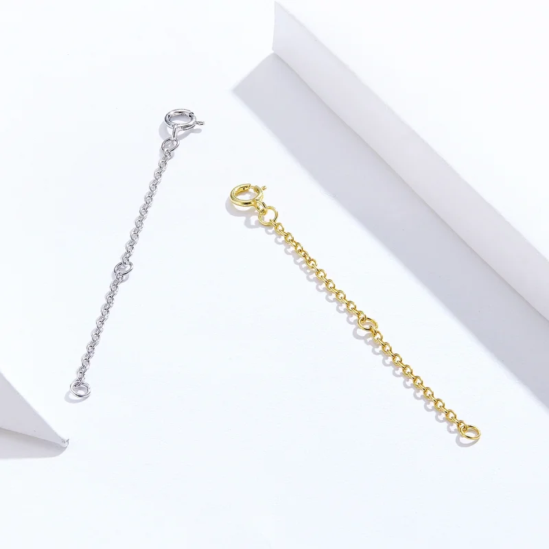 (imagem para) Pandora Style Extension Chain Necklace Extension Chain - SCA015-6B - Visualizar 2