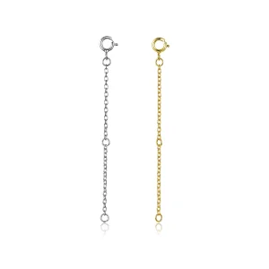 (imagem para) Pandora Style Extension Chain Necklace Extension Chain - SCA015-6B