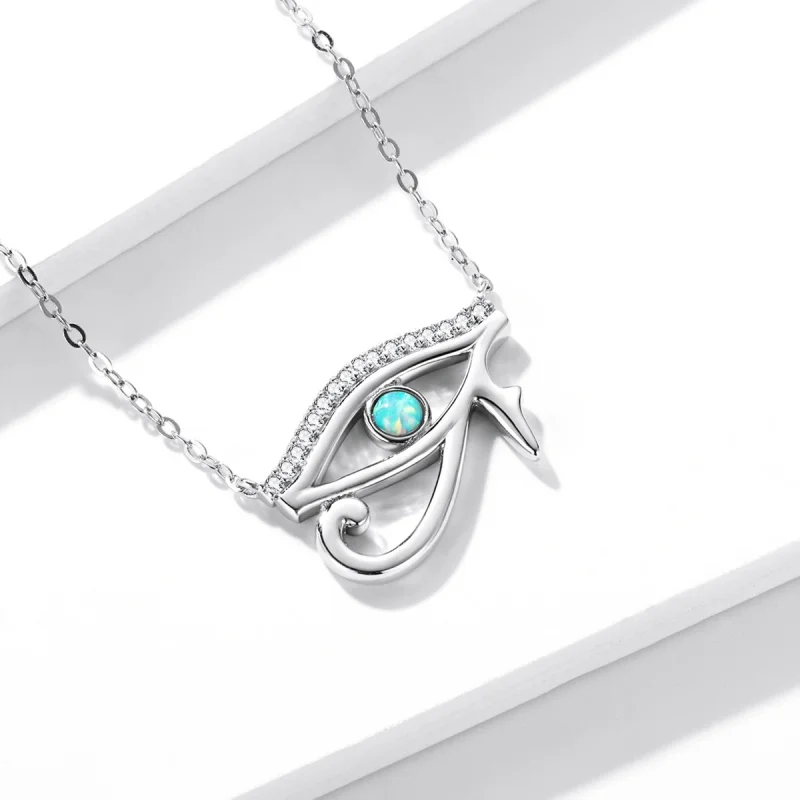(imagem para) Pandora Style Eye of Horus Necklace - BSN241 - Visualizar 2