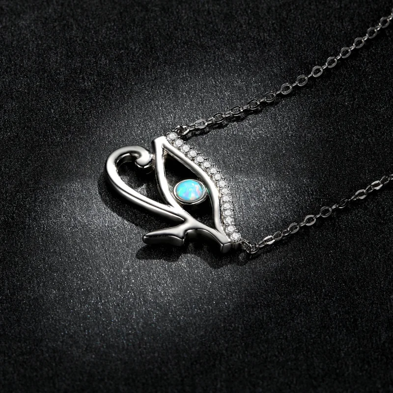 (imagem para) Pandora Style Eye of Horus Necklace - BSN241 - Visualizar 5