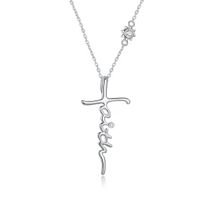 (imagem para) Pandora Style Faith of The Cross Necklace - BSN231