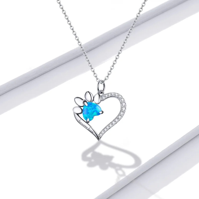 (imagem para) Pandora Style Heart Marks Necklace - BSN225 - Visualizar 2