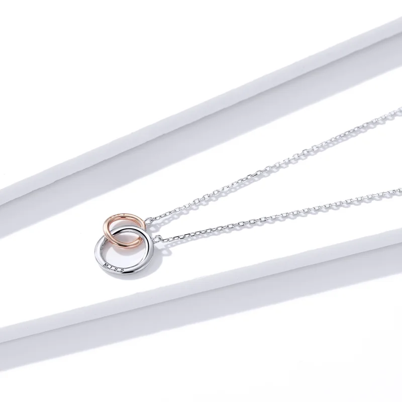 (imagem para) Pandora Style Infinite Love Necklace - BSN159 - Visualizar 2