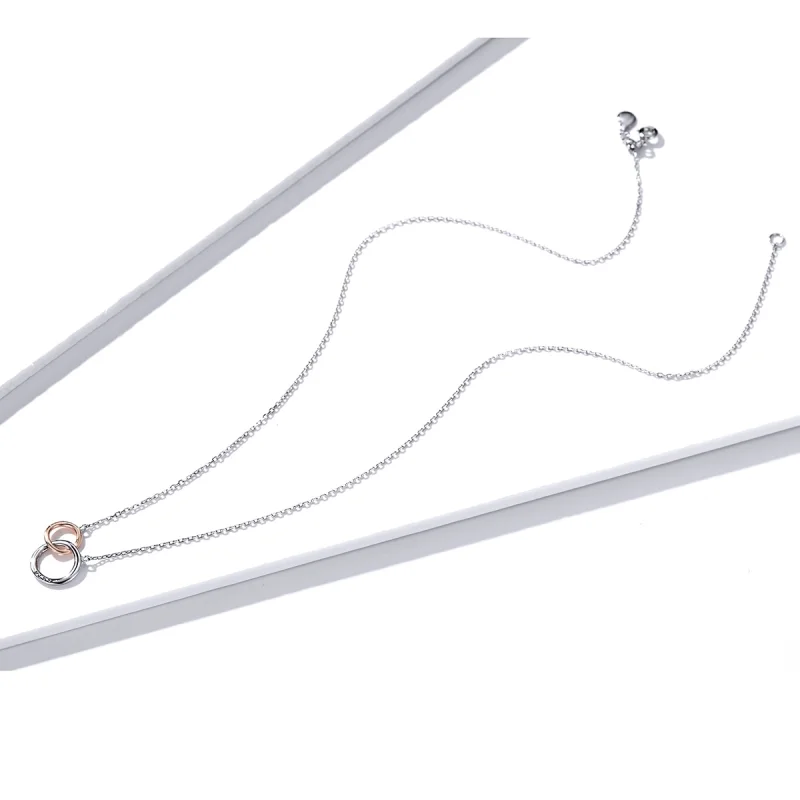 (imagem para) Pandora Style Infinite Love Necklace - BSN159 - Visualizar 4