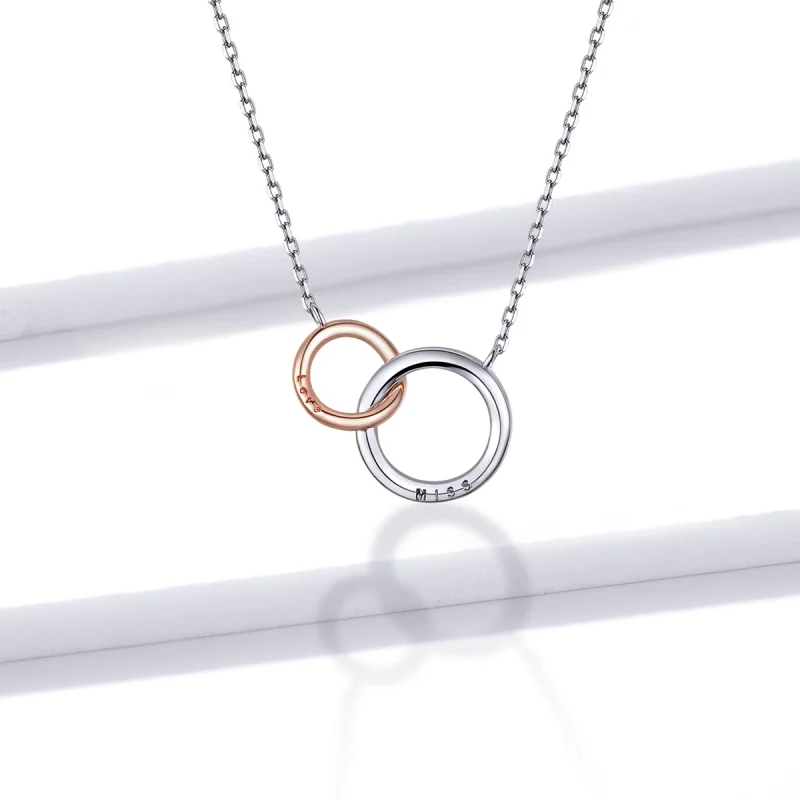 (imagem para) Pandora Style Infinite Love Necklace - BSN159 - Visualizar 5