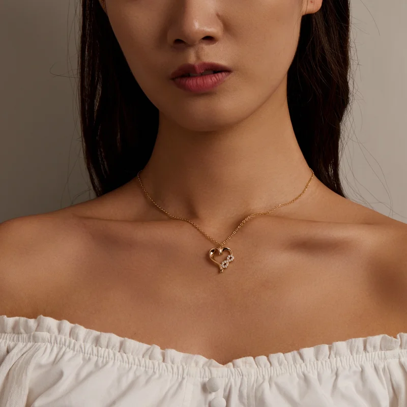 (imagem para) Pandora Style Infinite Love Necklace - BSN236 - Visualizar 7