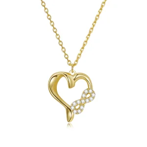 (imagem para) Pandora Style Infinite Love Necklace - BSN236