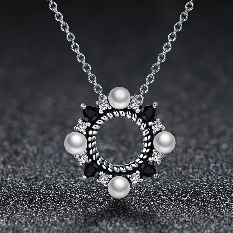 (imagem para) Pandora Style Magnificent Movement Necklace - VSN032 - Visualizar 2