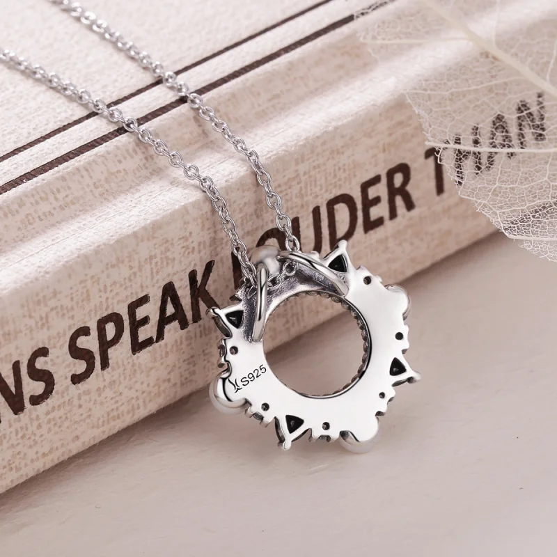 (imagem para) Pandora Style Magnificent Movement Necklace - VSN032 - Visualizar 4