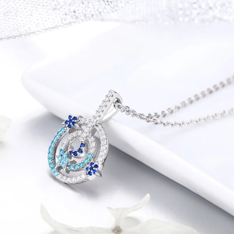 (imagem para) Pandora Style Meteor Trail Necklace - BSN041 - Visualizar 4