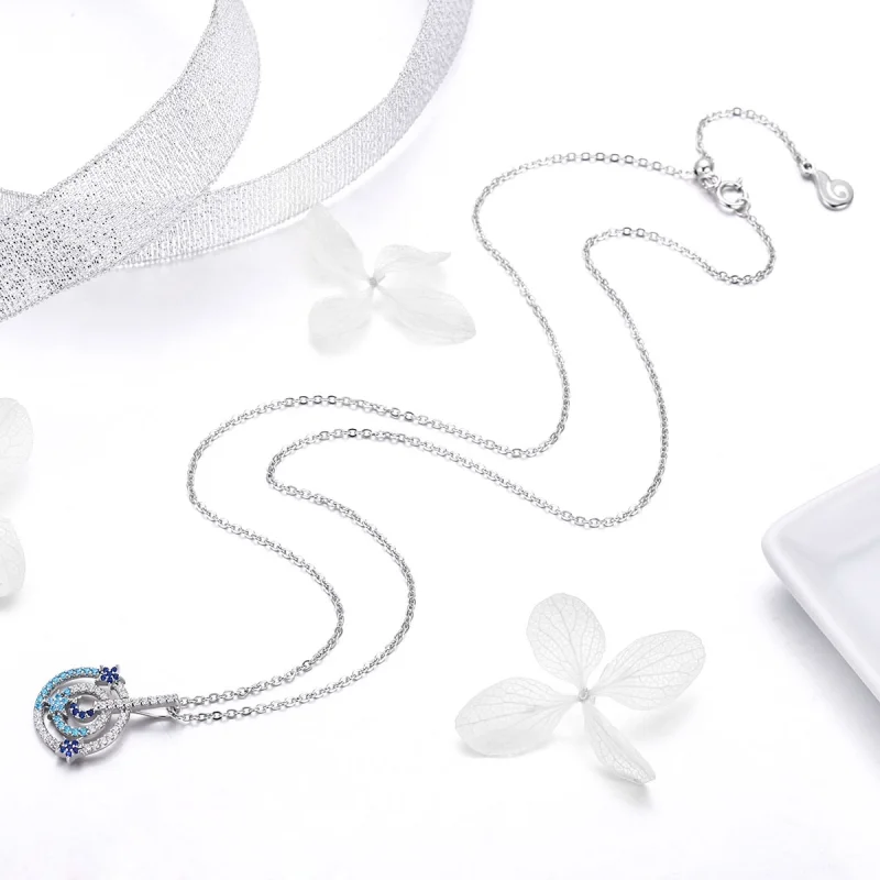 (imagem para) Pandora Style Meteor Trail Necklace - BSN041 - Visualizar 6