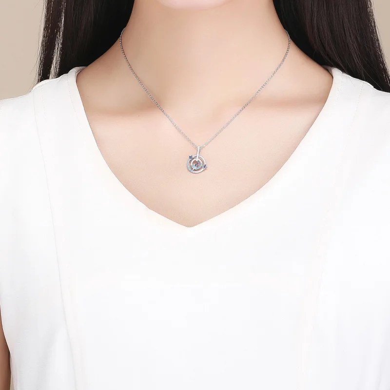 (imagem para) Pandora Style Meteor Trail Necklace - BSN041 - Visualizar 7