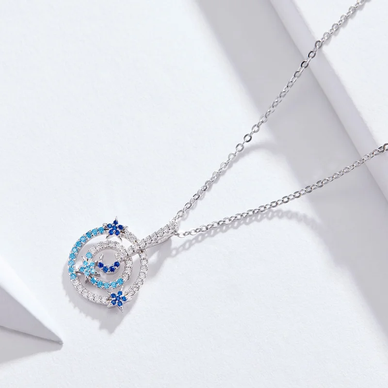 (imagem para) Pandora Style Meteor Trail Necklace - BSN041 - Visualizar 8