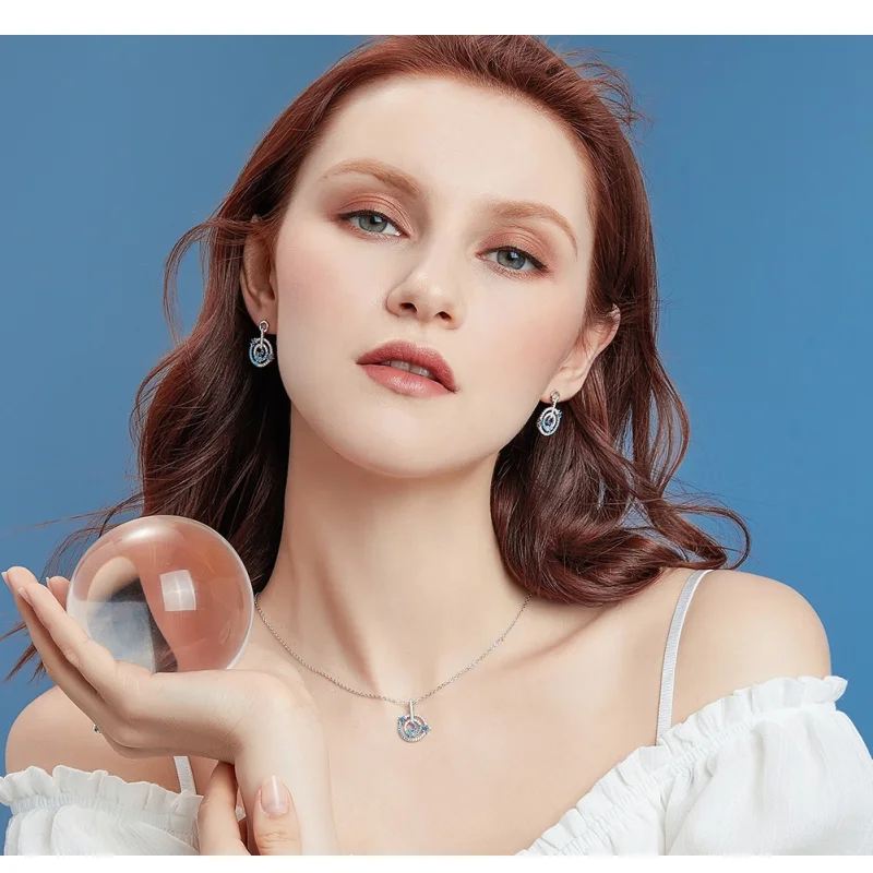 (imagem para) Pandora Style Meteor Trail Necklace - BSN041 - Visualizar 11