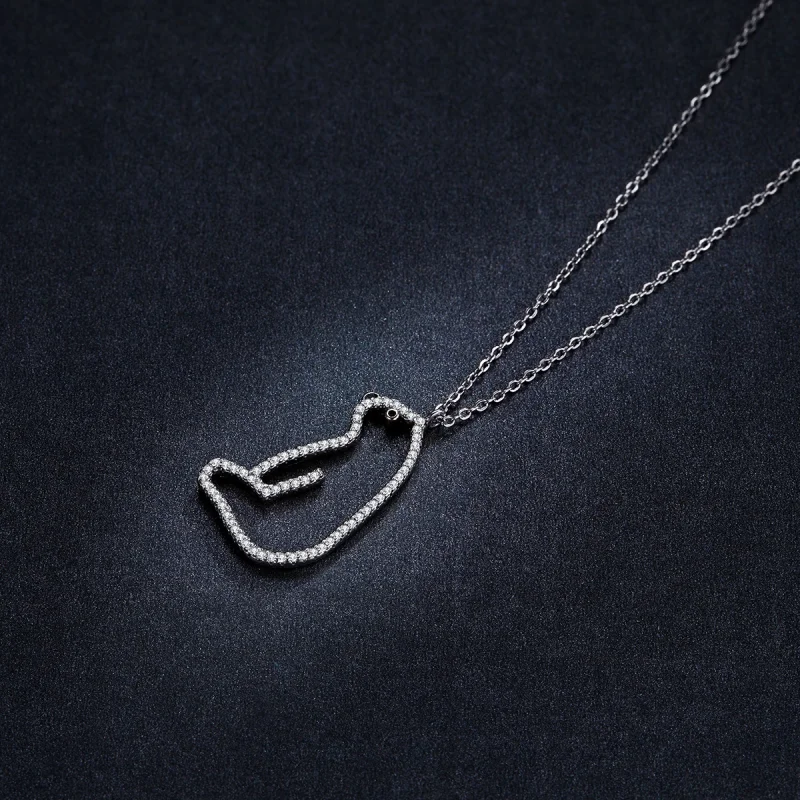 (imagem para) Pandora Style Polar Bear Necklace - BSN195 - Visualizar 6