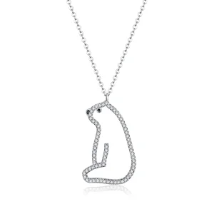 (imagem para) Pandora Style Polar Bear Necklace - BSN195
