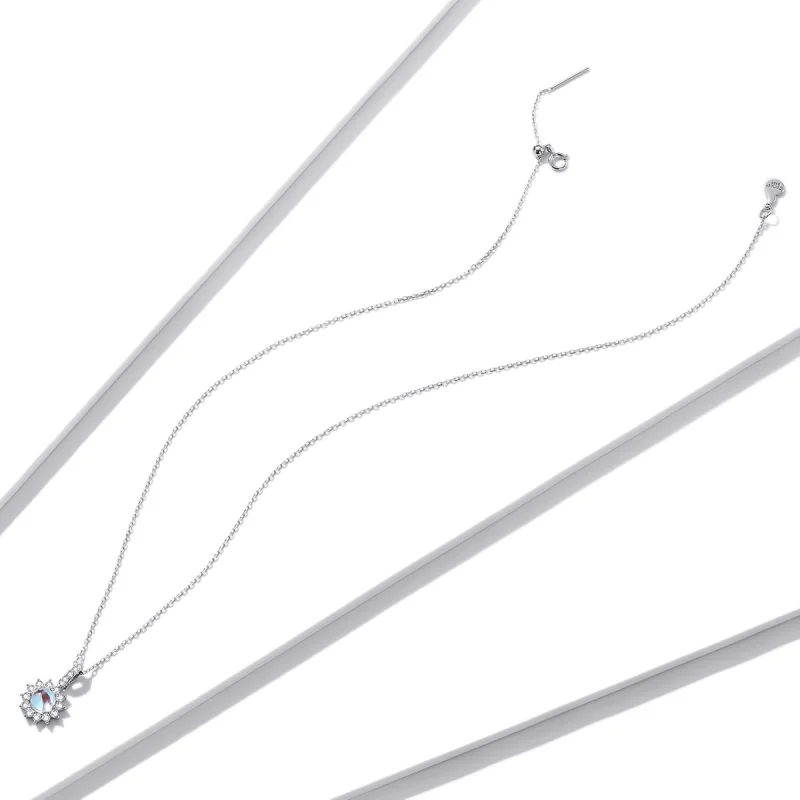 (imagem para) Pandora Style Shine Little Sun Necklace - BSN242 - Visualizar 4