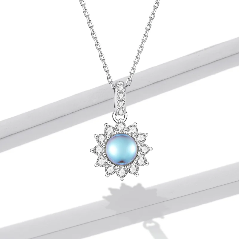 (imagem para) Pandora Style Shine Little Sun Necklace - BSN242 - Visualizar 6