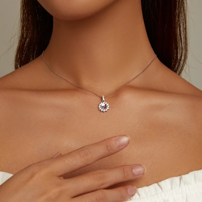 (imagem para) Pandora Style Shine Little Sun Necklace - BSN242 - Visualizar 8