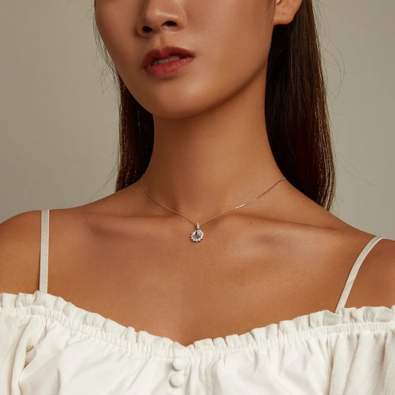 (imagem para) Pandora Style Shine Little Sun Necklace - BSN242 - Visualizar 9