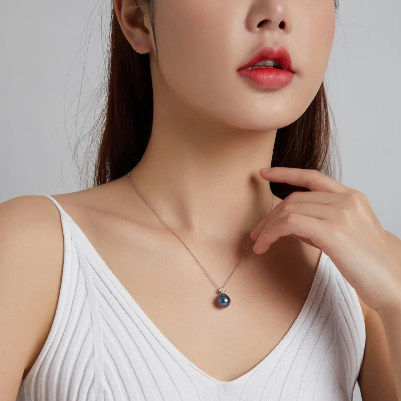 (imagem para) Pandora Style Shiny Beads Necklace - BSN226 - Visualizar 7