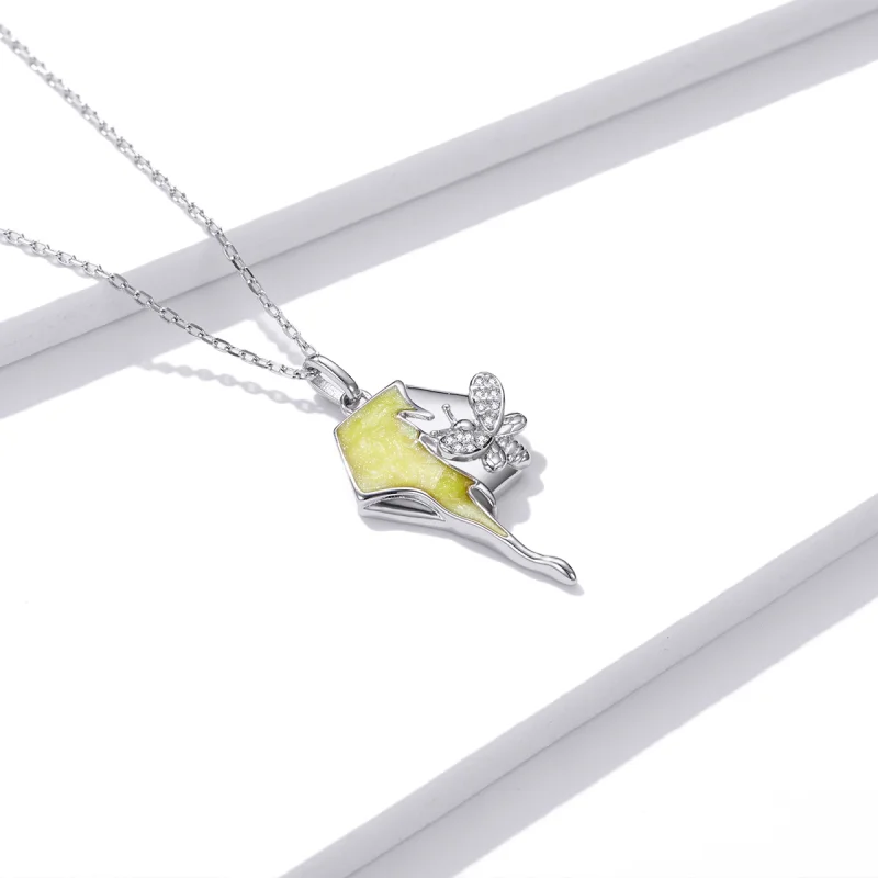 (imagem para) Pandora Style Shiny Hive Necklace - BSN213 - Visualizar 3