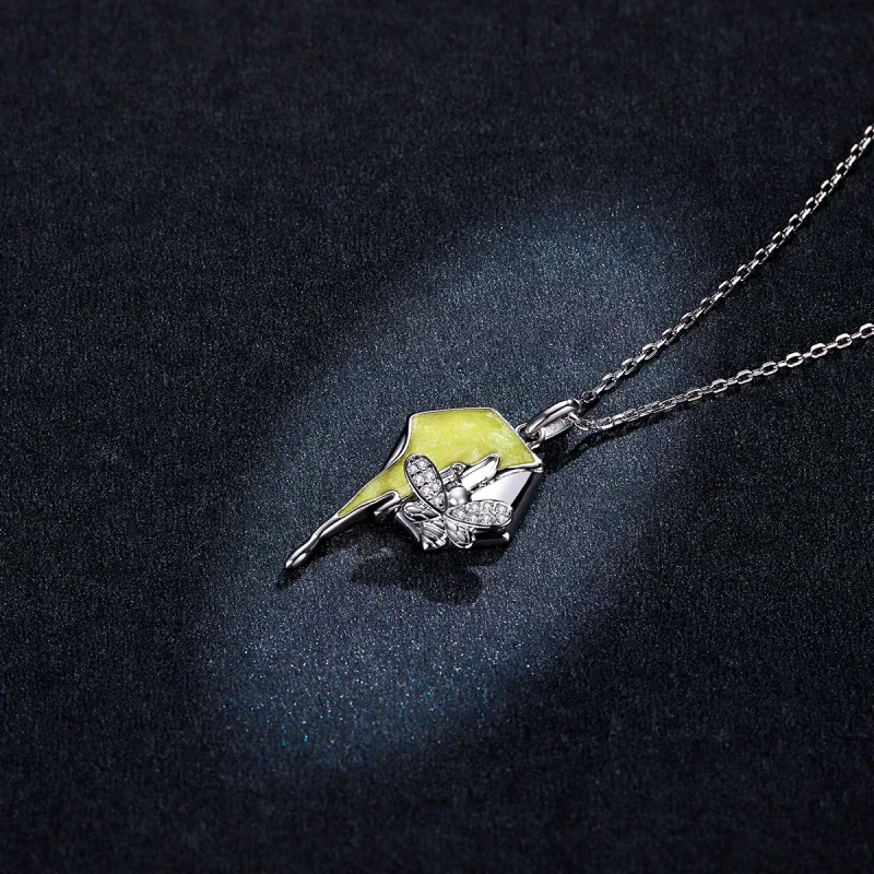 (imagem para) Pandora Style Shiny Hive Necklace - BSN213 - Visualizar 5