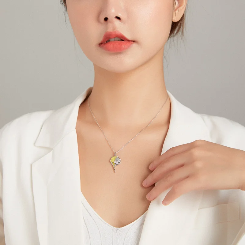 (imagem para) Pandora Style Shiny Hive Necklace - BSN213 - Visualizar 7