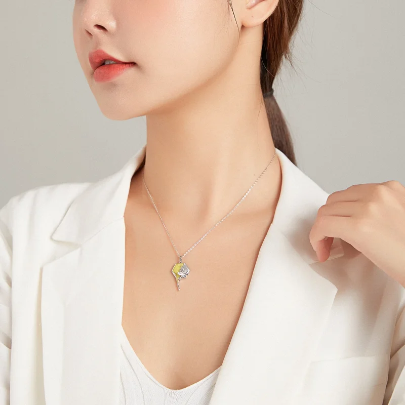 (imagem para) Pandora Style Shiny Hive Necklace - BSN213 - Visualizar 9