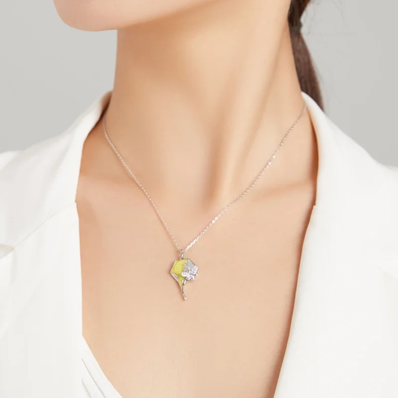 (imagem para) Pandora Style Shiny Hive Necklace - BSN213 - Visualizar 10