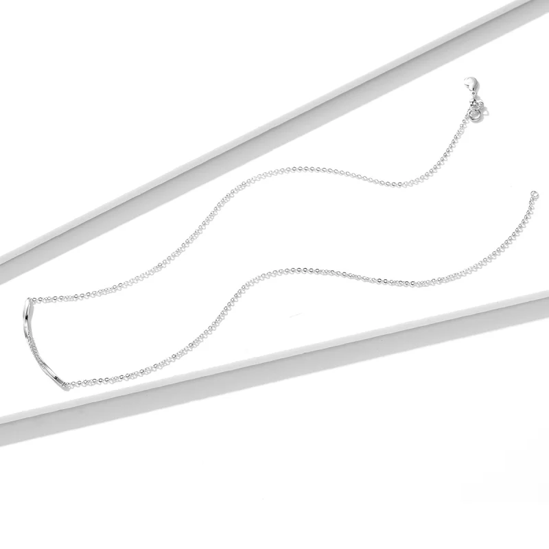 (imagem para) Pandora Style Smile Necklace - BSN130 - Visualizar 2